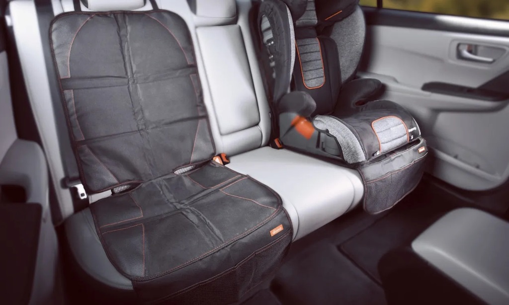Is it safe to use a car seat protector under an infant car seat?
