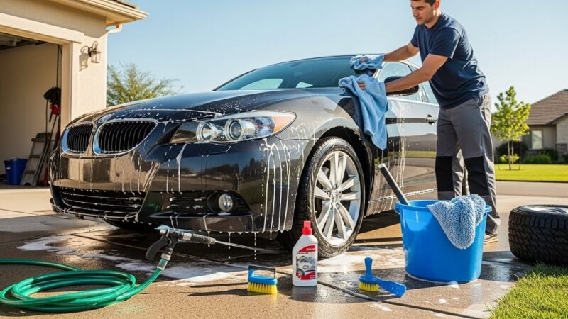 How to Clean a Car at Home With Essential Tools