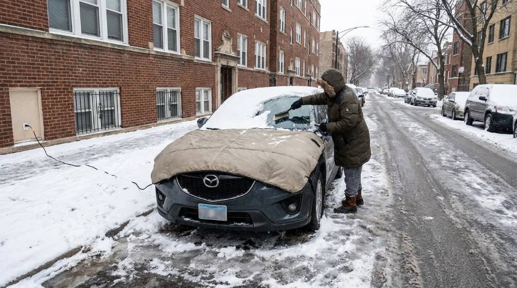 Winter car care inspection for engine protection in Chicago