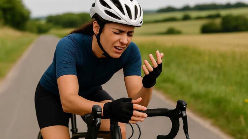 How to Stop Pins and Needles in Hands When Cycling